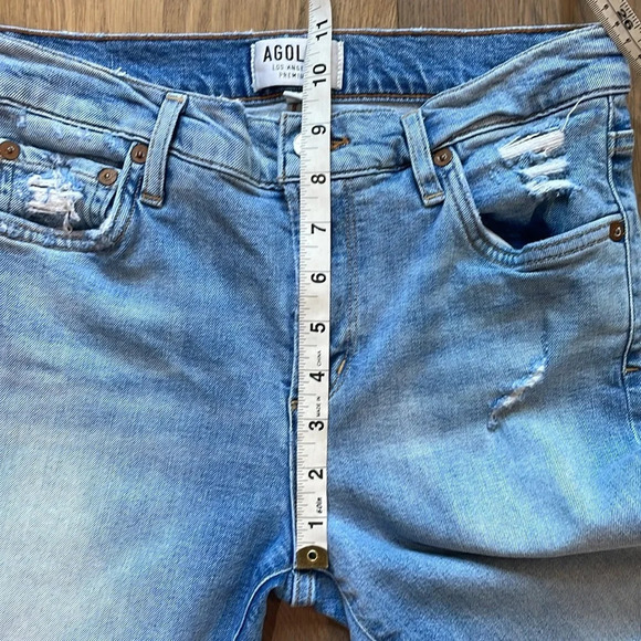AGOLDE Sophie Mid Rise Ankle Jeans In Playback Size 26 - Picture 6 of 12